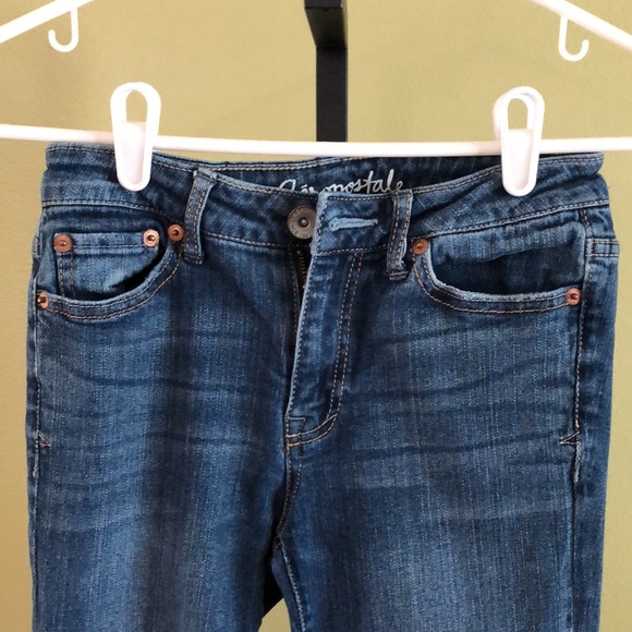 Aeropostale Women’s Ayla Mid-Rise Skinny Jeans - Picture 2 of 7